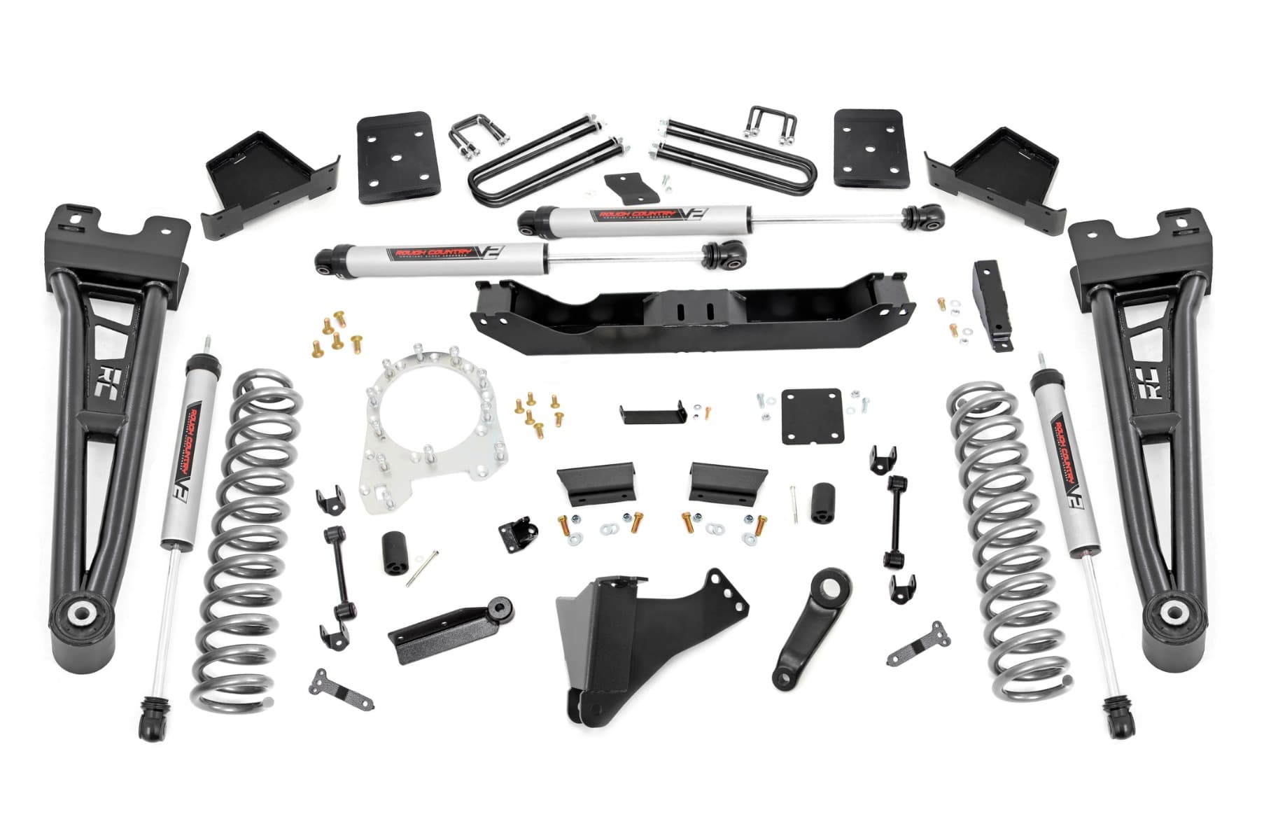 6-Inch Lift Kit with V2 Shocks for Ford Super Duty 4WD (2017-2022) — Part 55470