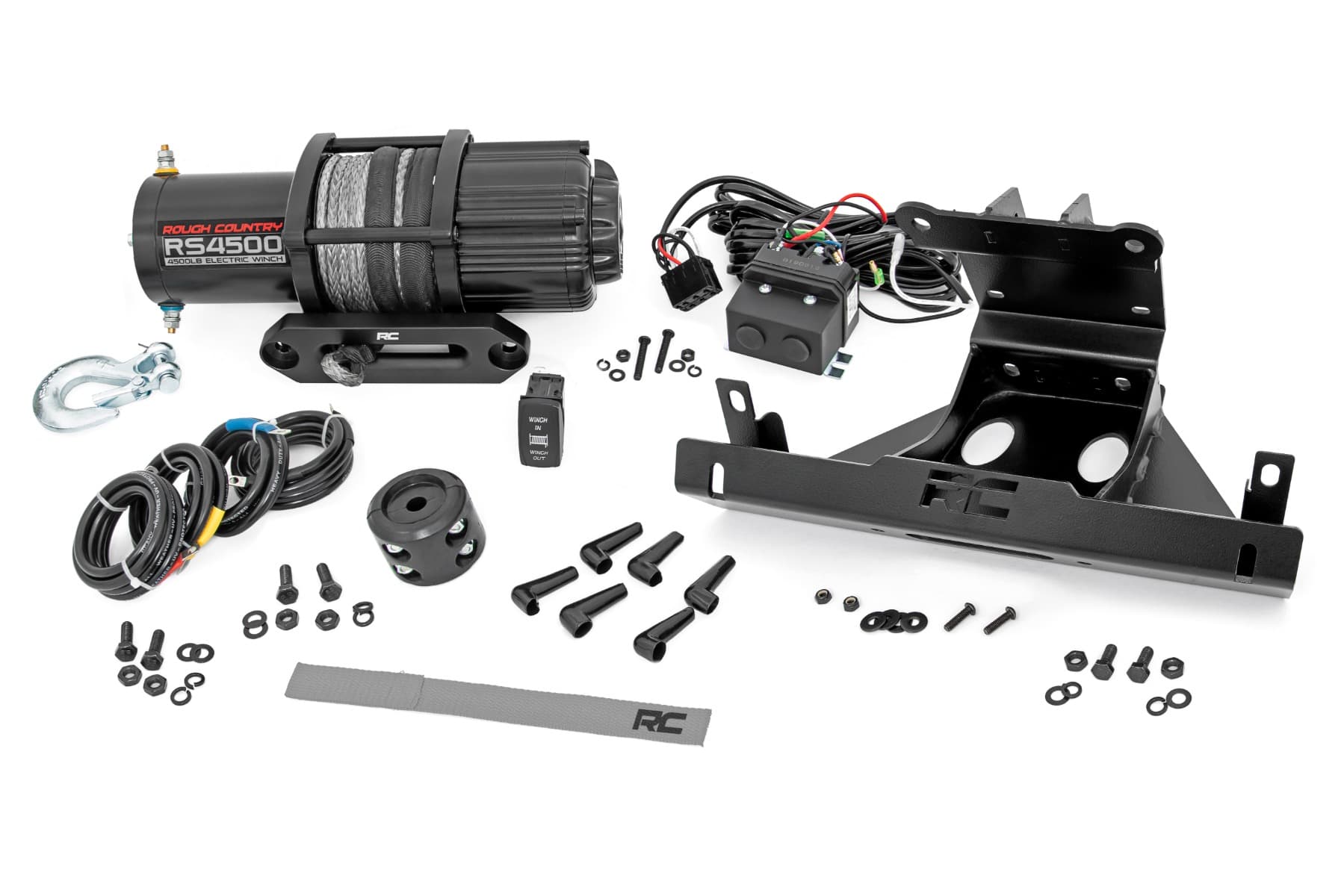 Front Winch Mount with 4500-Lb Winch for Can-Am Maverick X3