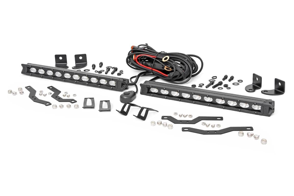 Dual 10-Inch Black Series LED Grille Kit for F-150 (2018-2020)