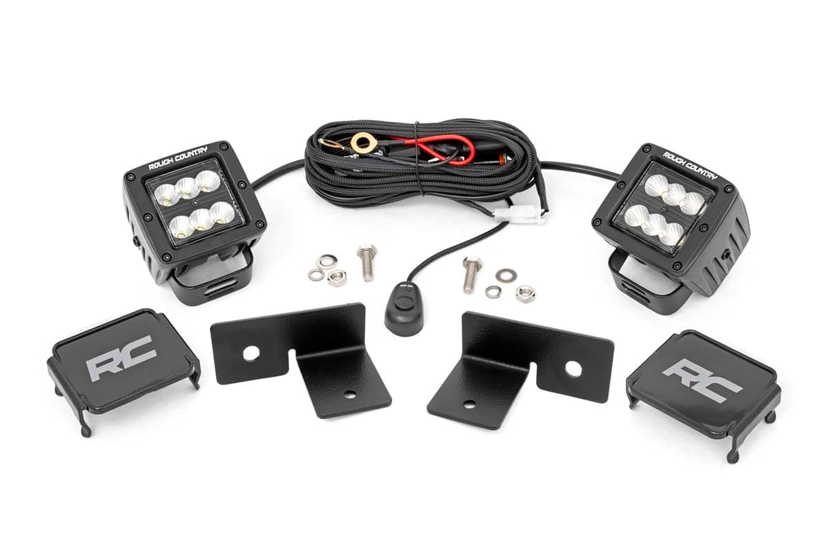 2-Inch Black Series LED Pod Kit for Polaris General (2016-2026) — Part 93031