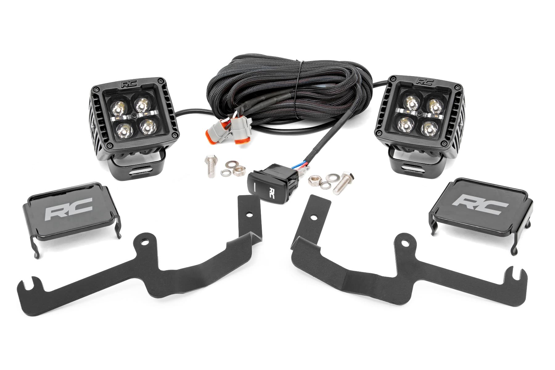 2-Inch Black Series Ditch Light Kit for Silverado 1500 (2019-2026)