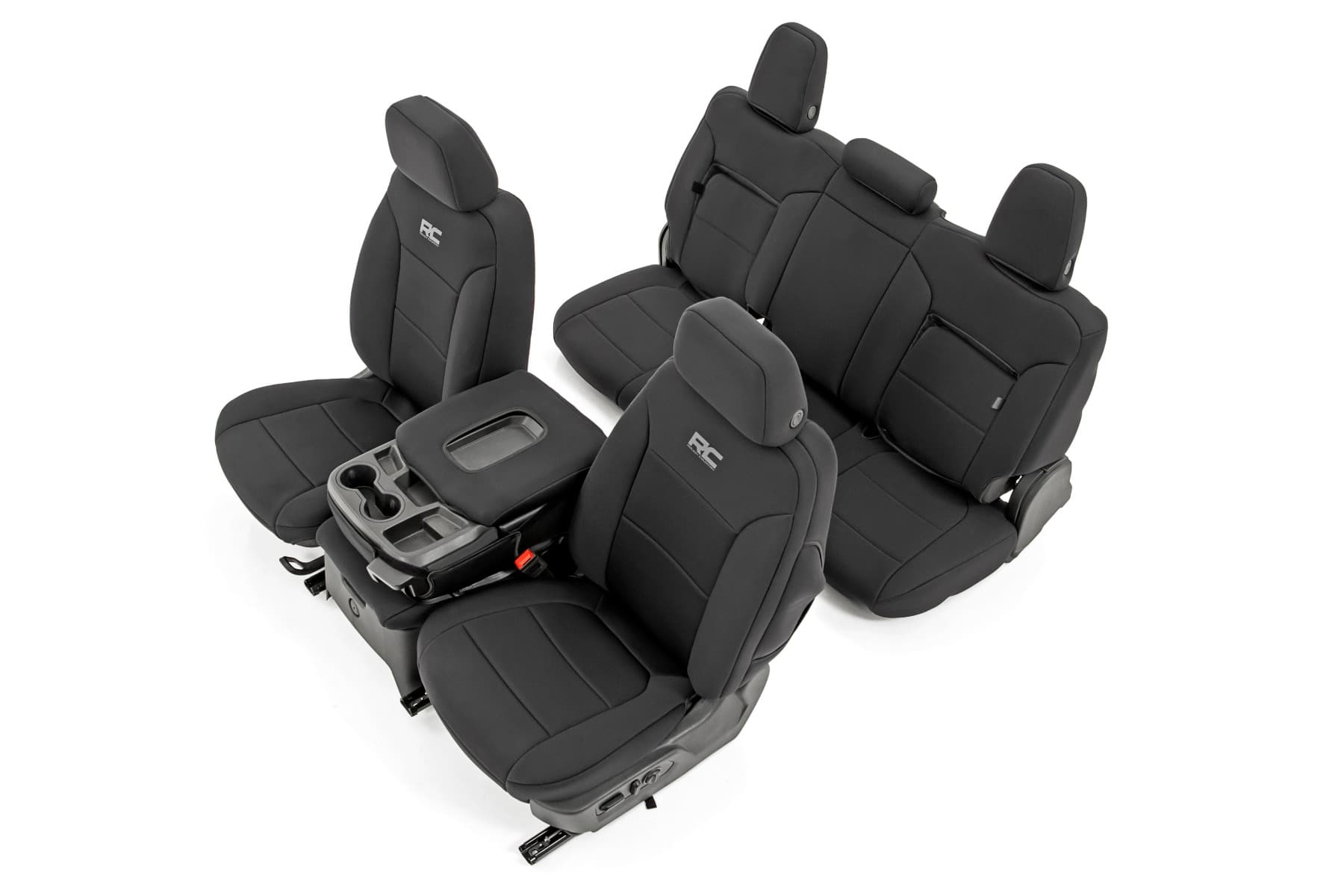 4-Layer Neoprene Seat Covers, Front & Rear Set