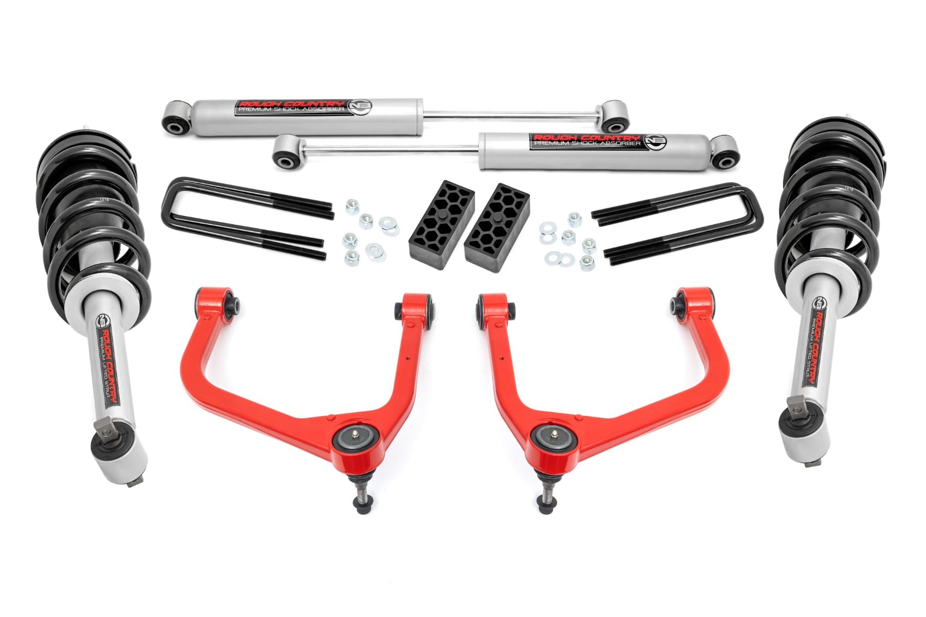 3.5-Inch Lift Kit with N3 Shocks for 2019–2024 Silverado 1500