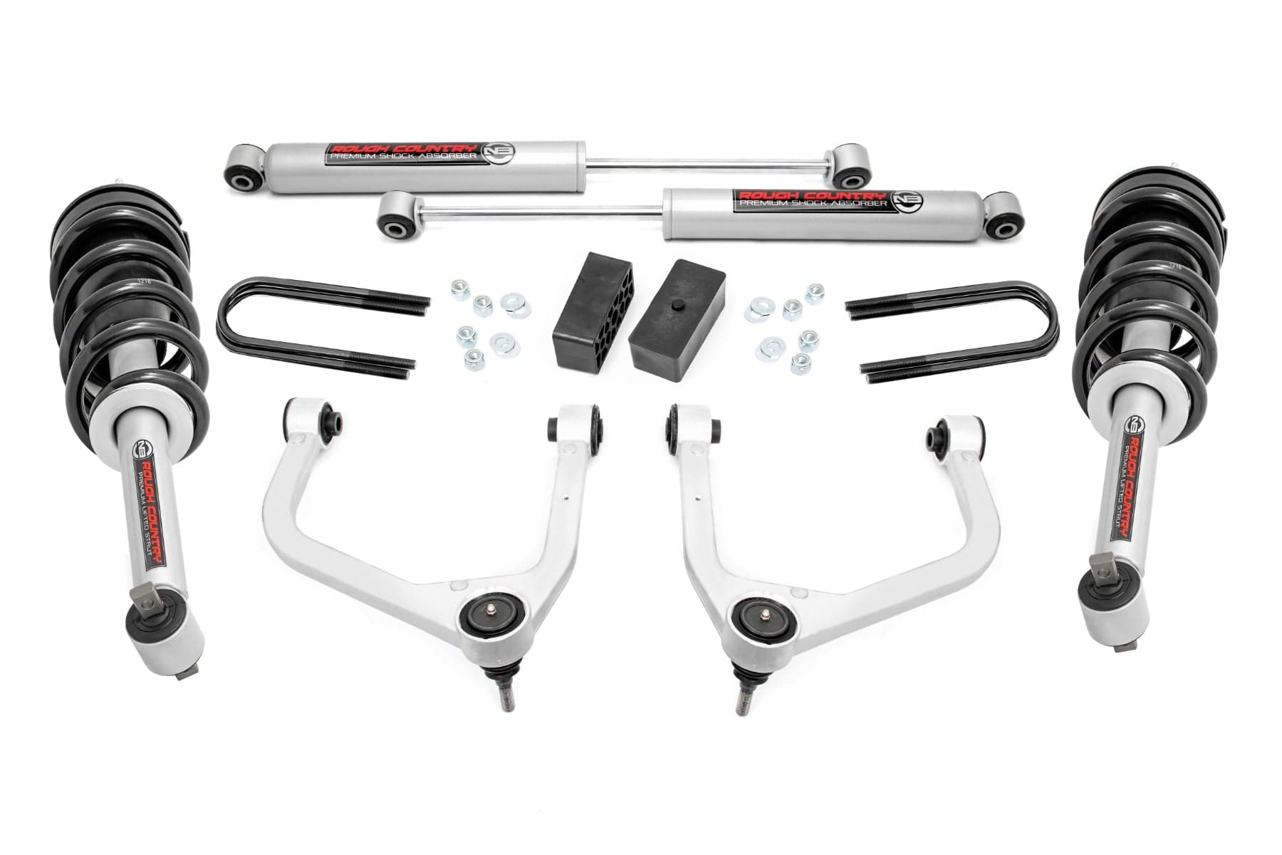 3.5-Inch Lift Kit with N3 Shocks for 2019–2024 GMC Sierra 1500 — Part 28831