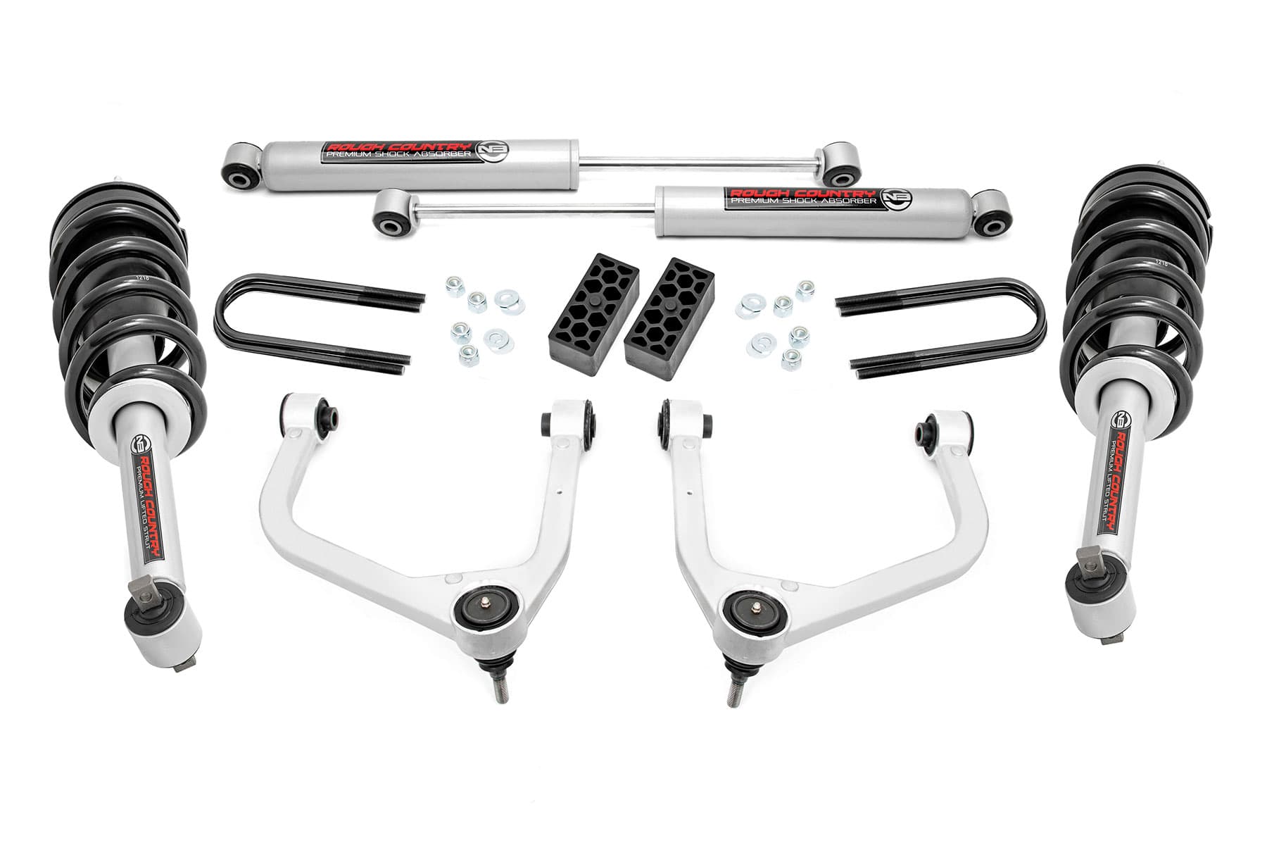 3.5-Inch Lift Kit with N3 Shocks for 2022–2024 Silverado 1500 — Part 28231