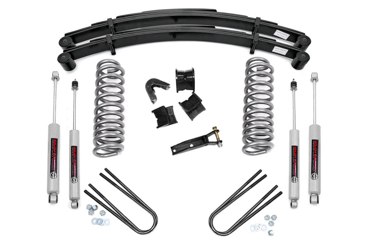 4-Inch Lift Kit with N3 Shocks for 1978–1979 Ford Bronco 4WD