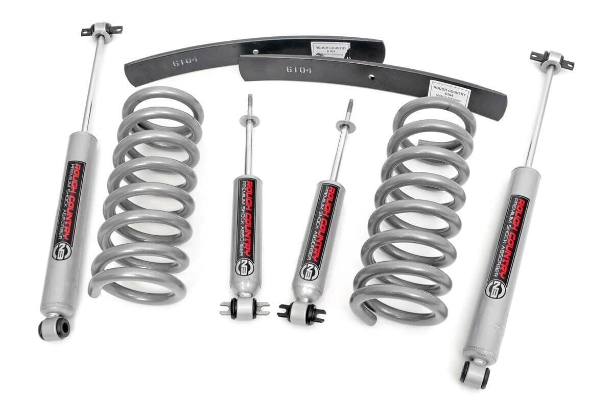2-Inch Lift Kit with N3 Shocks for Chevy S10 and GMC Sonoma
