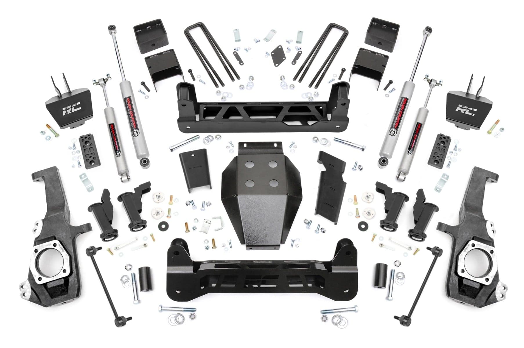 5-Inch Lift Kit with N3 Shocks for Silverado & Sierra HD Trucks