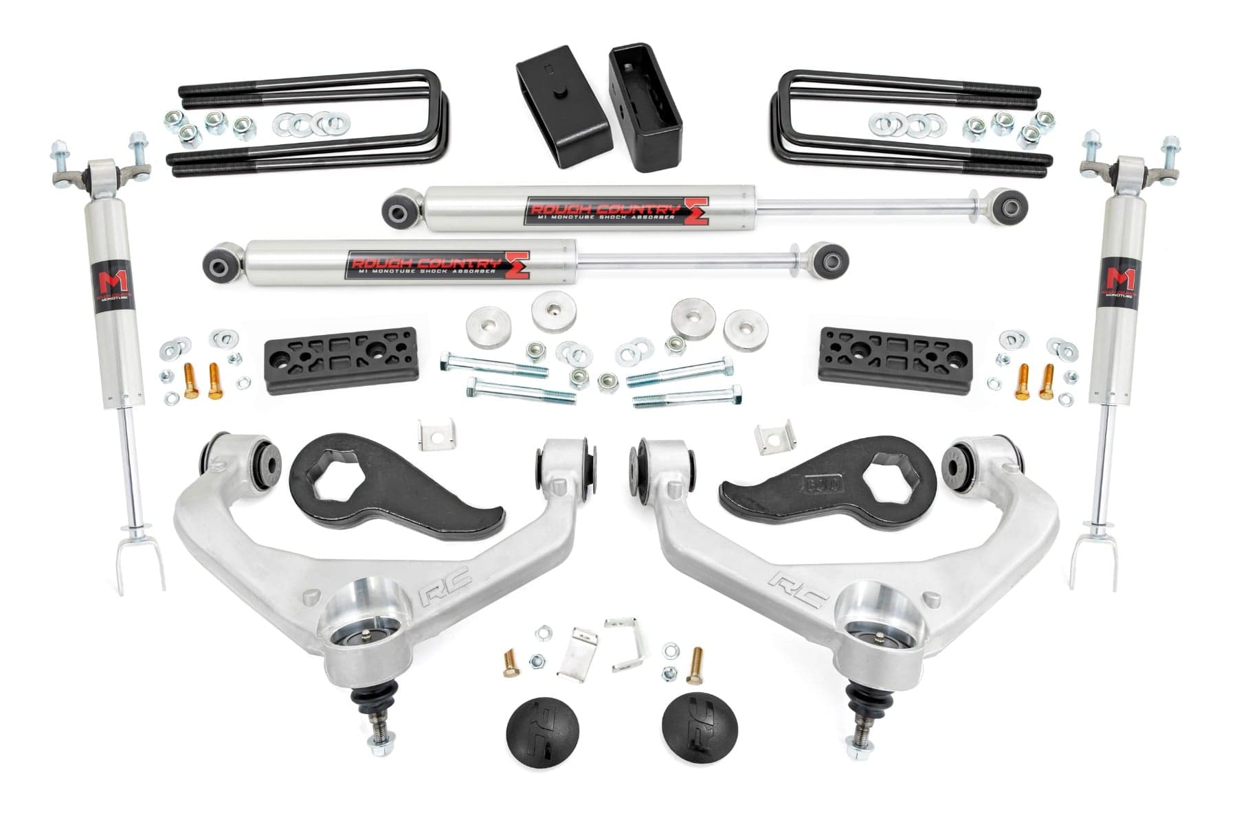 3-Inch Lift Kit with M1 Shocks for Silverado/Sierra 3500HD (2020–2026)