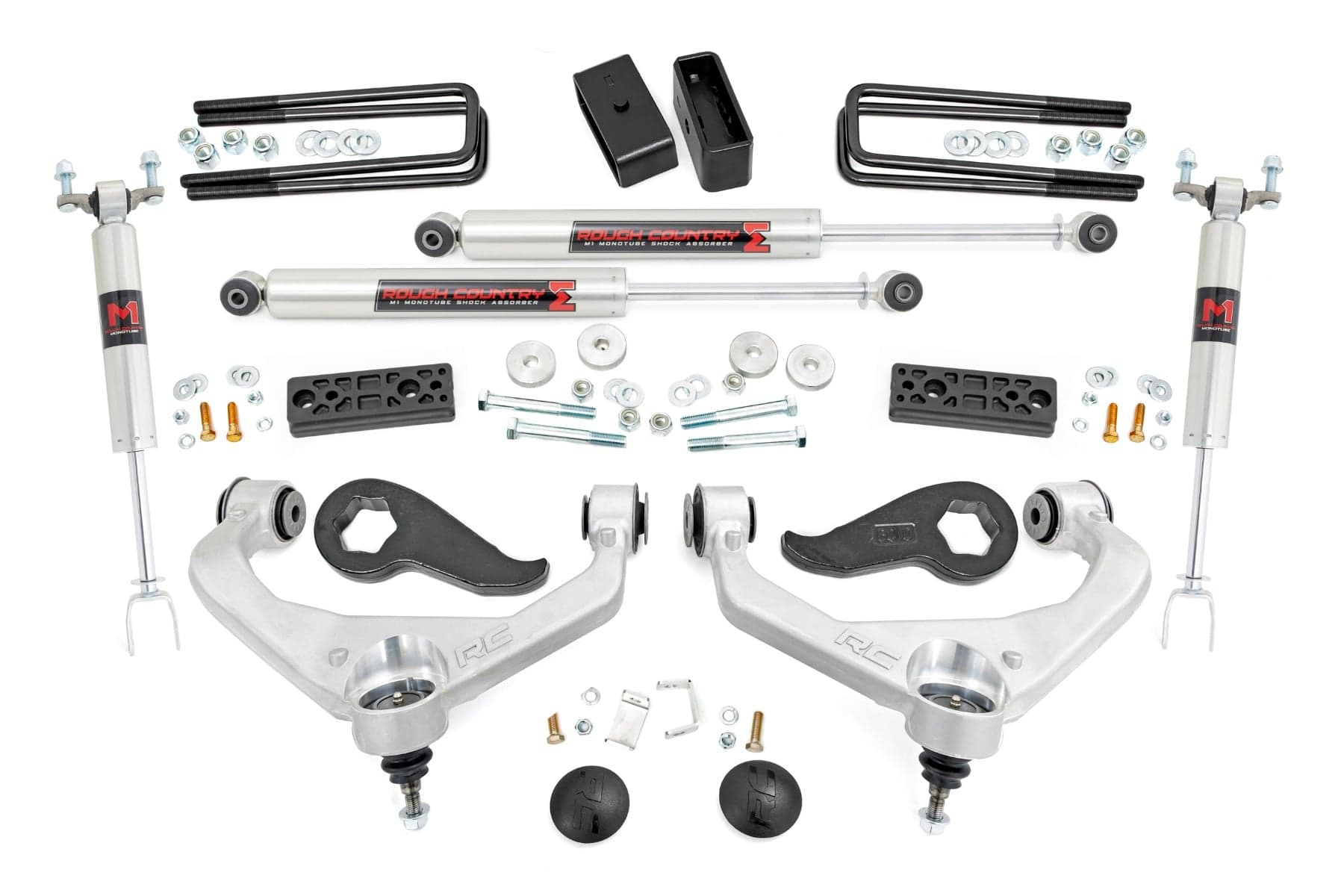 3-Inch Lift Kit with M1 Shocks for GM 2500HD/3500HD (2020–2026)