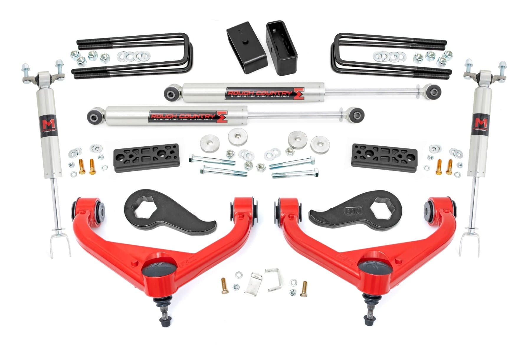 3-Inch Lift Kit with M1 Shocks for 2020-2026 GM 2500HD/3500HD