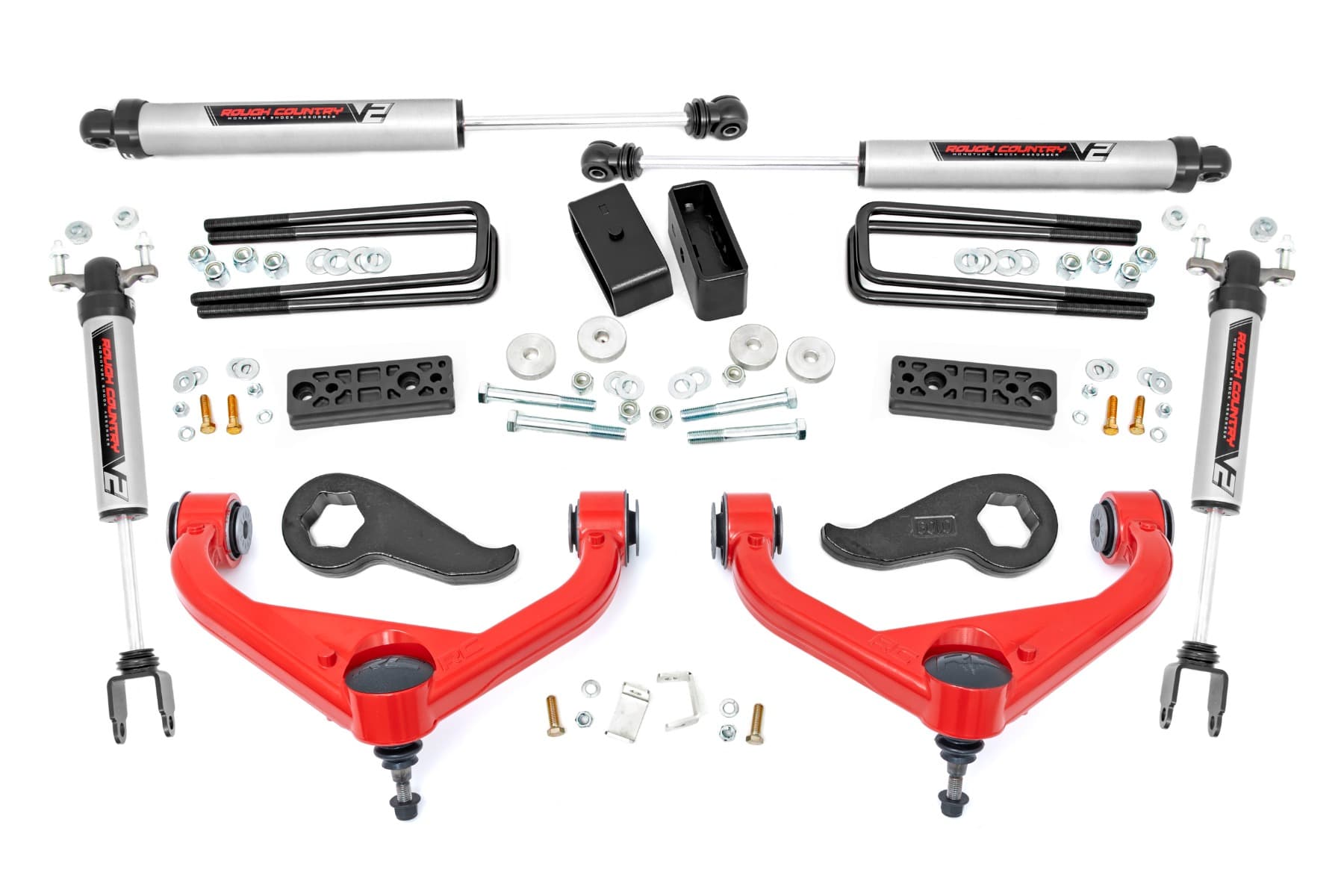 3-Inch Lift Kit with V2 Shocks for Chevy/GMC 2500HD/3500HD