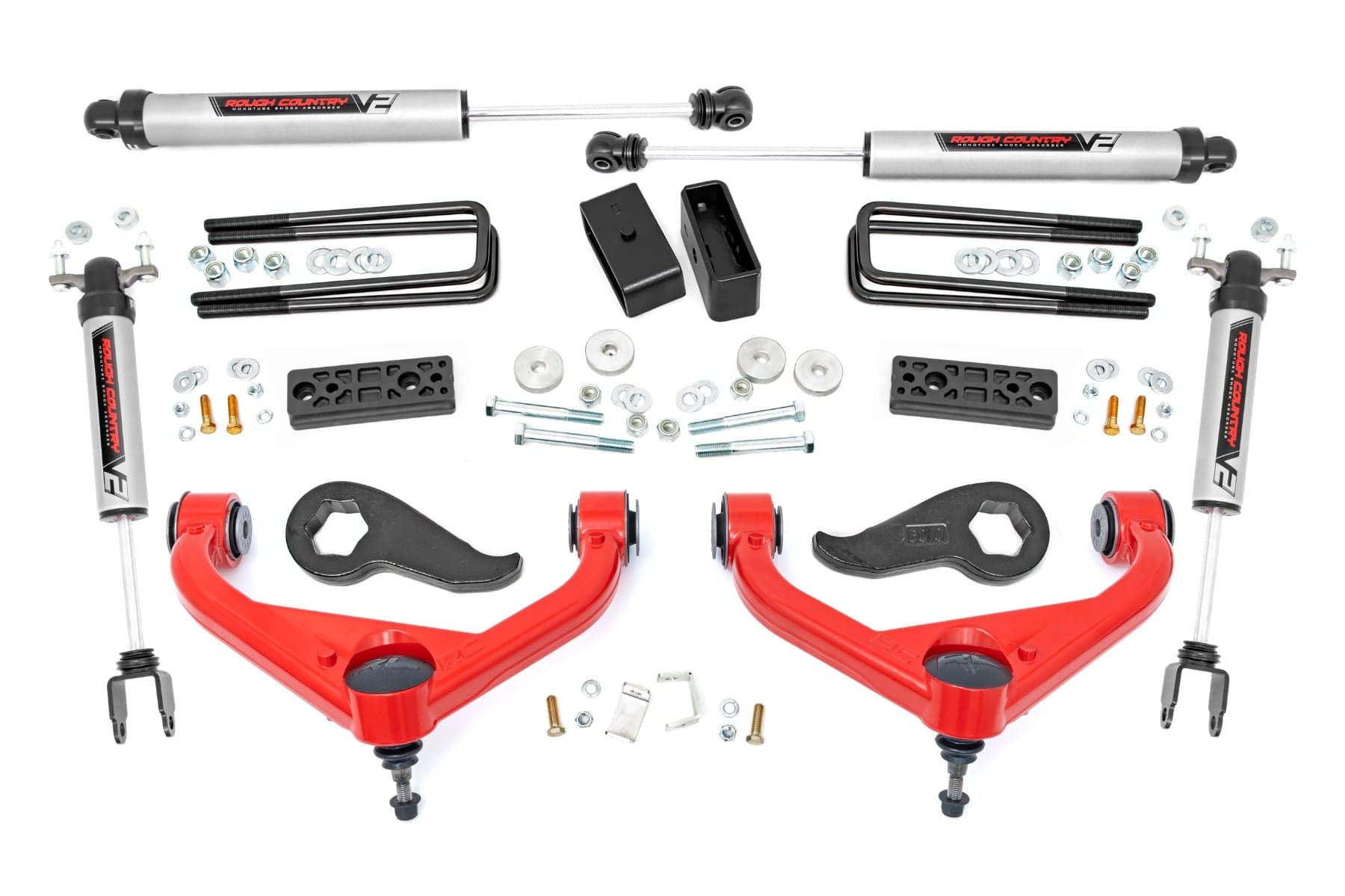 3-Inch Lift Kit with V2 Shocks for 3500 HD DRW (2020–2026)