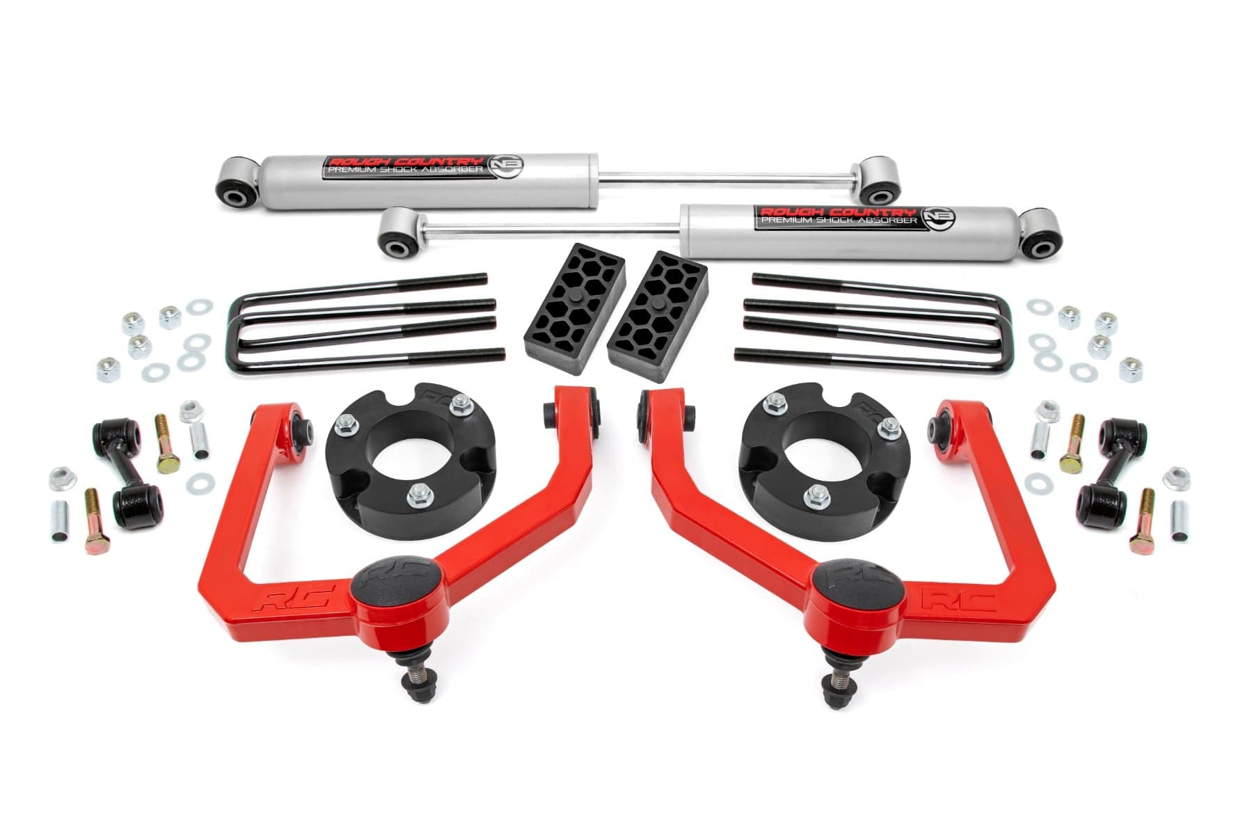 3-Inch Lift Kit for Nissan Titan & Titan XD (2004–2024) — Part 83430RED