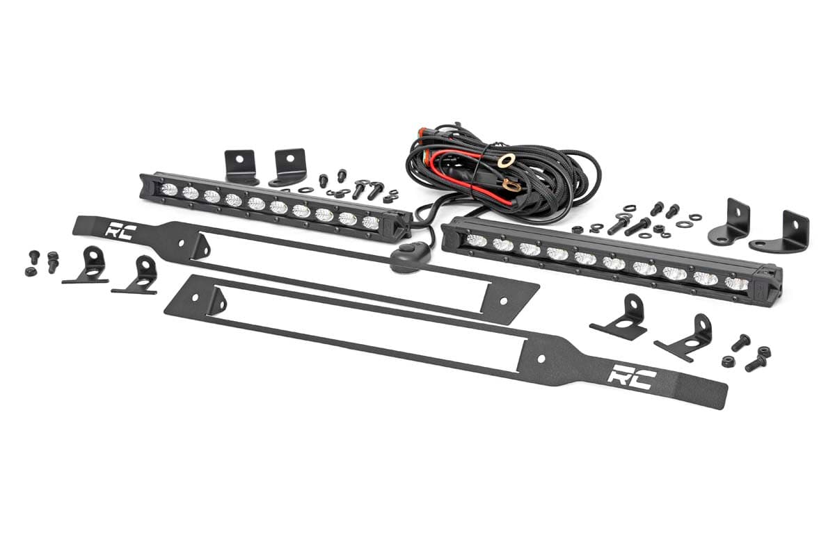 Dual 10-Inch Black Series Grille Kit for Silverado 1500 (2019–2022)