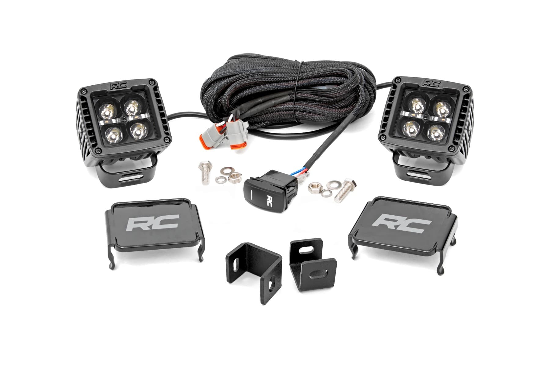 2-Inch Black Series LED Ditch Light Kit for 2022-2026 Toyota Tundra