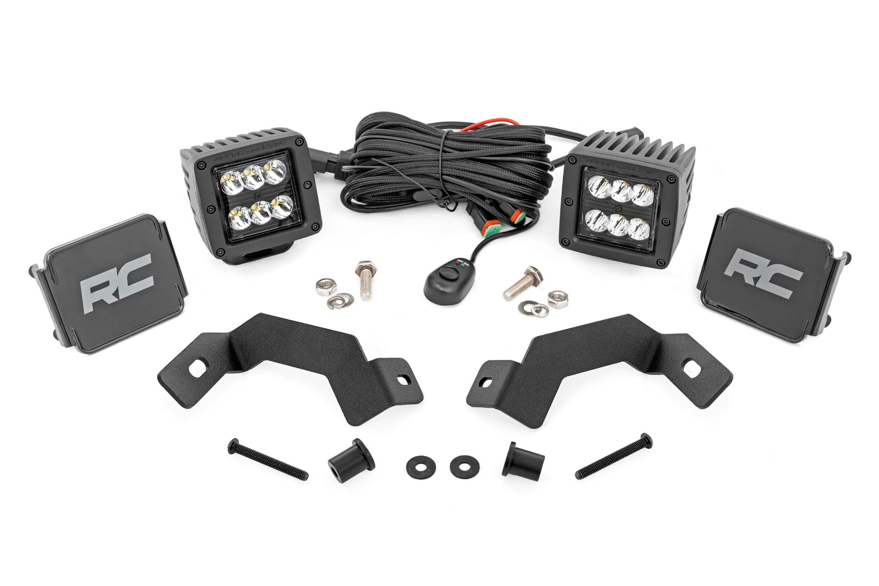 Black Series LED Ditch Light Kit for Toyota Land Cruiser