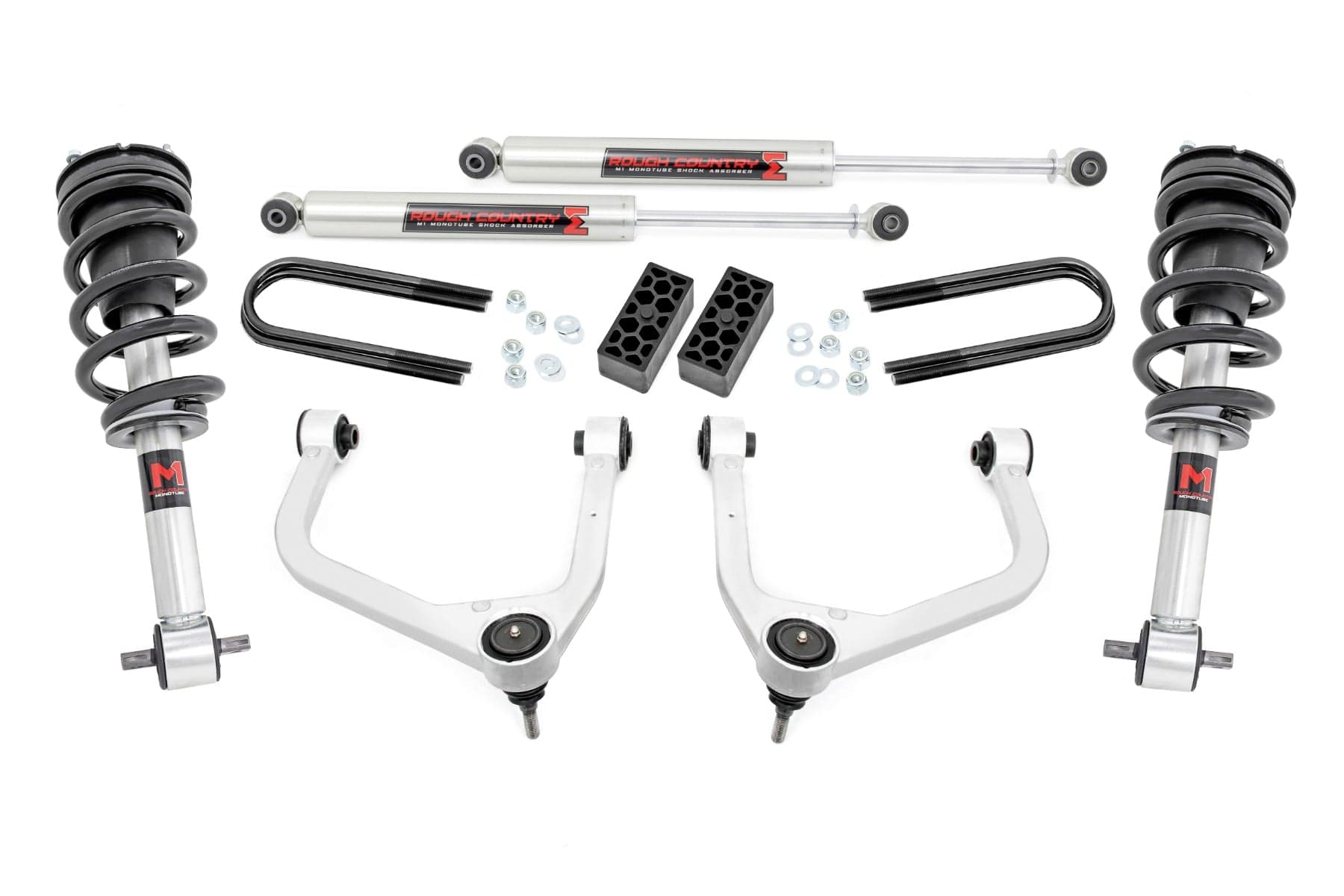 3.5-Inch Lift Kit with M1 Monotube Shocks for Silverado 1500