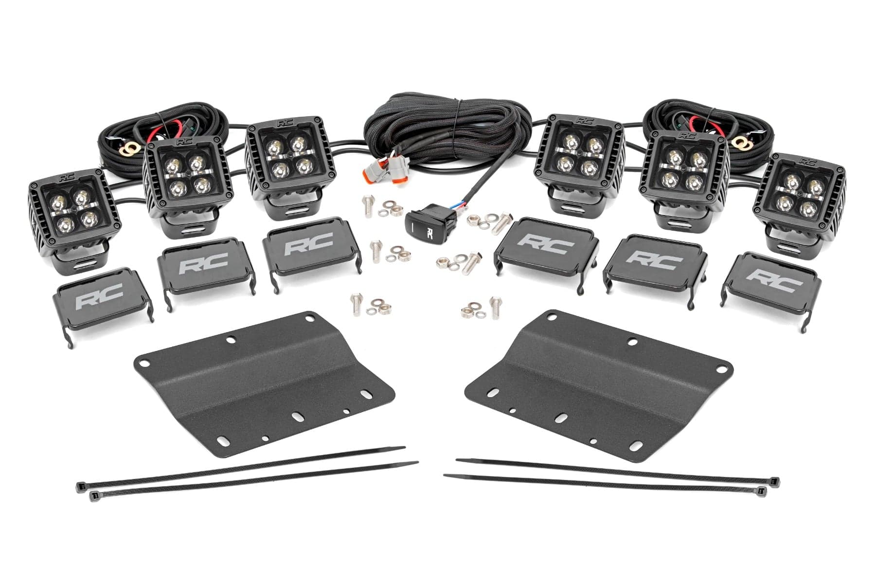 Black Series LED Fog Light Kit for Ford Bronco 4WD
