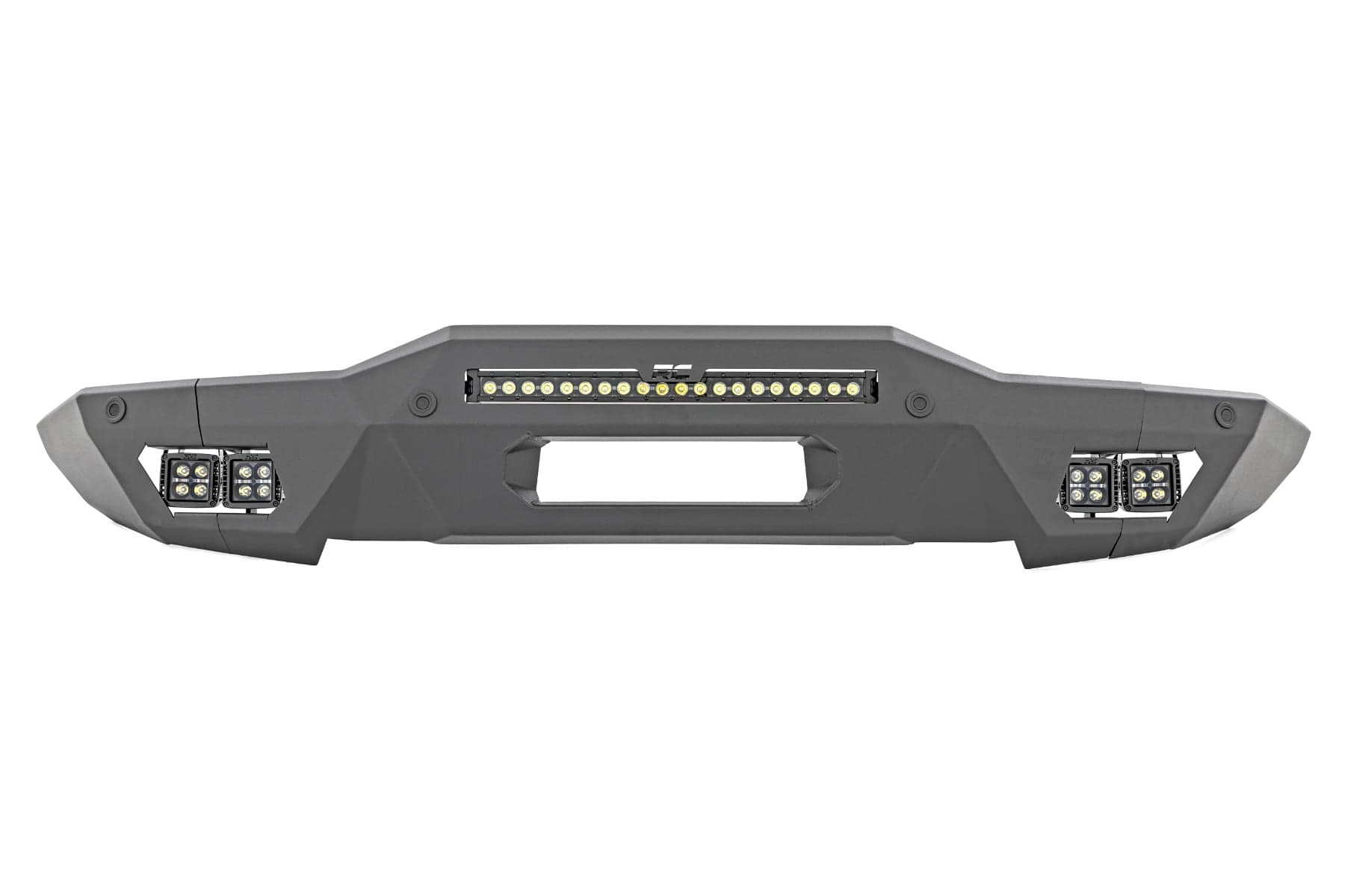 Front Bumper with 20 Inch DRL Light Bar for Ford Bronco 4WD