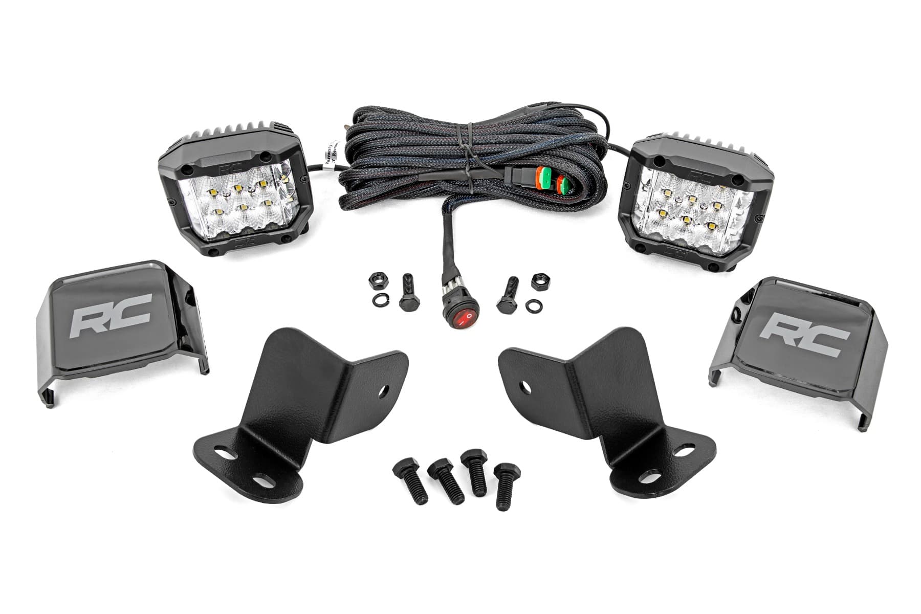 3-Inch Chrome Series LED Light Kit with Rear Mount for Segway 570