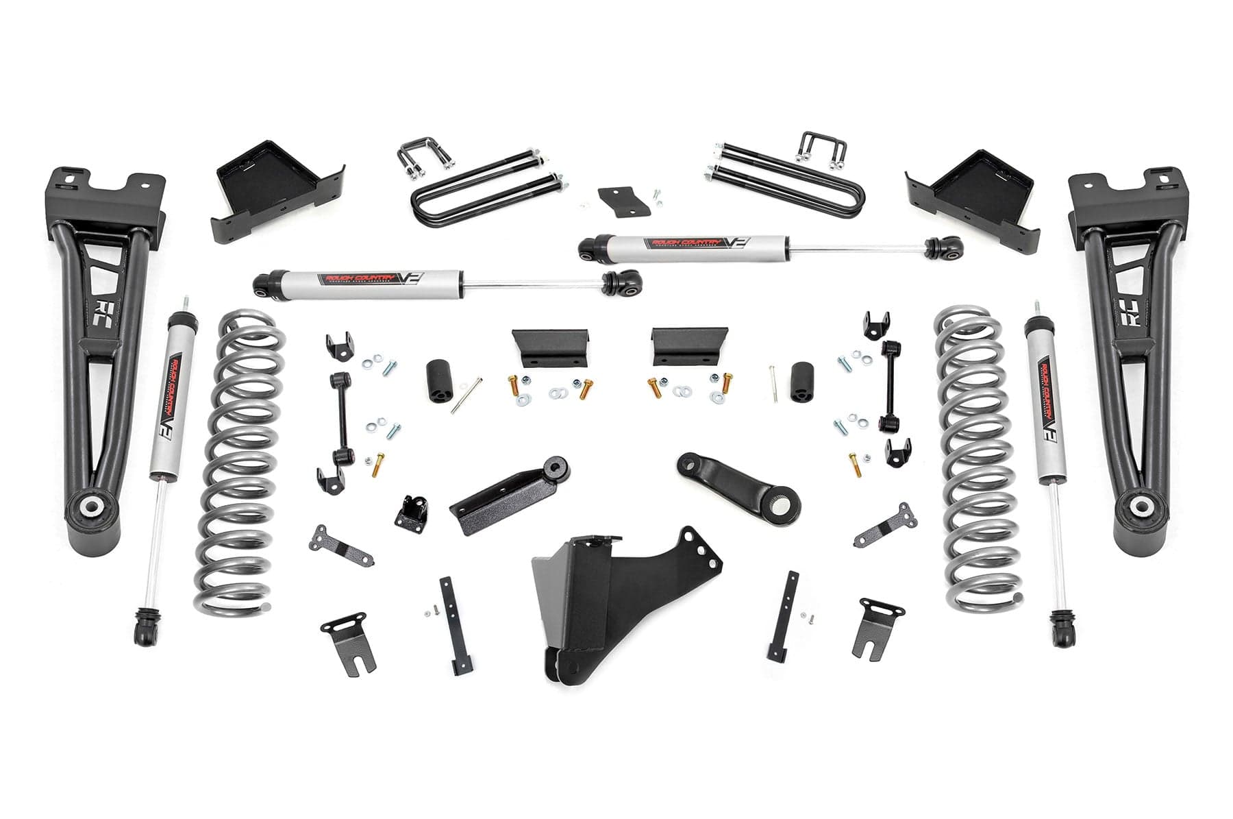 6-Inch Lift Kit with V2 Shocks for Ford Super Duty 4WD (2023-2026)