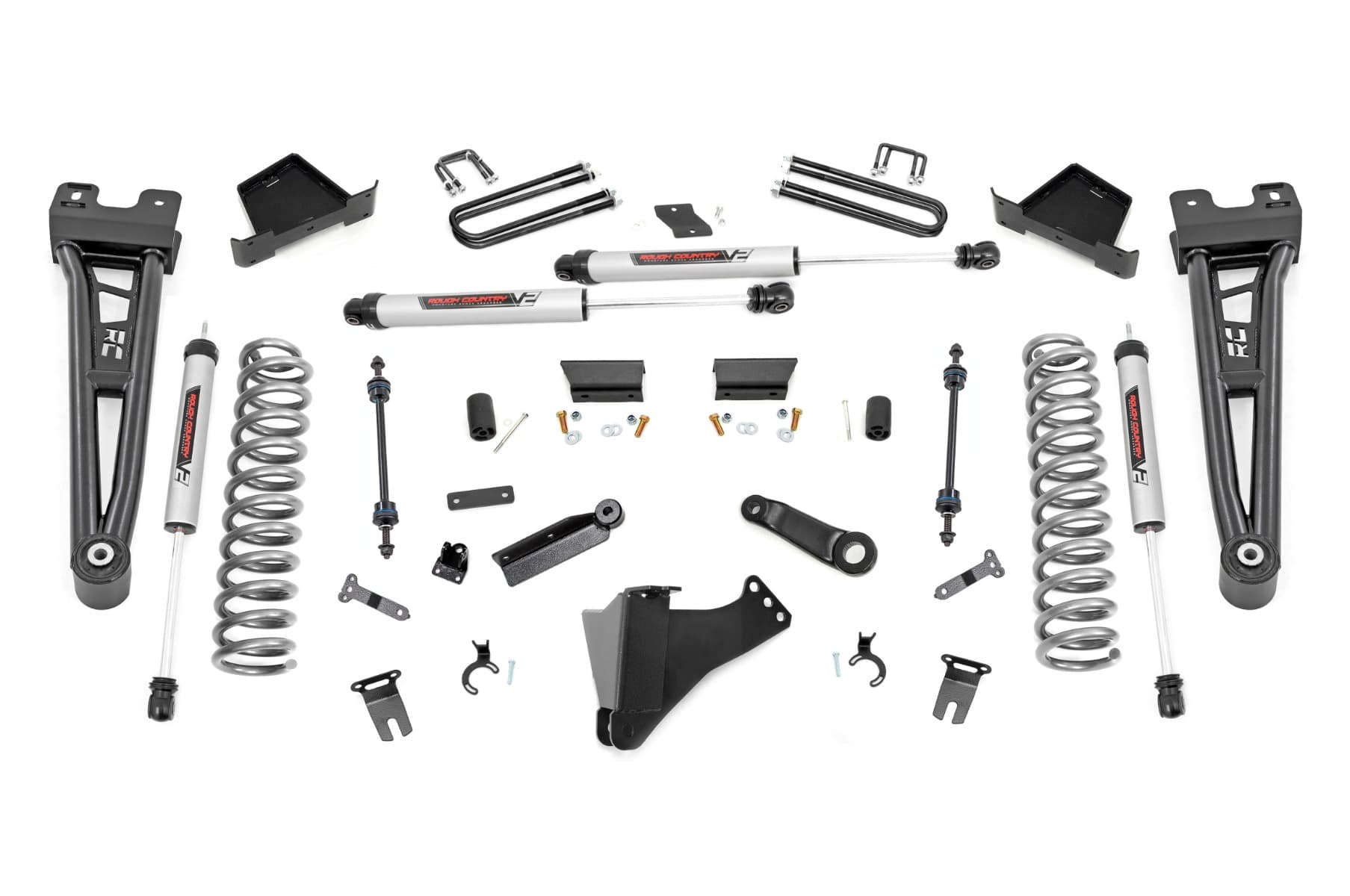4.5-Inch Lift Kit with V2 Shocks for Ford Super Duty 4WD (2023–2026)