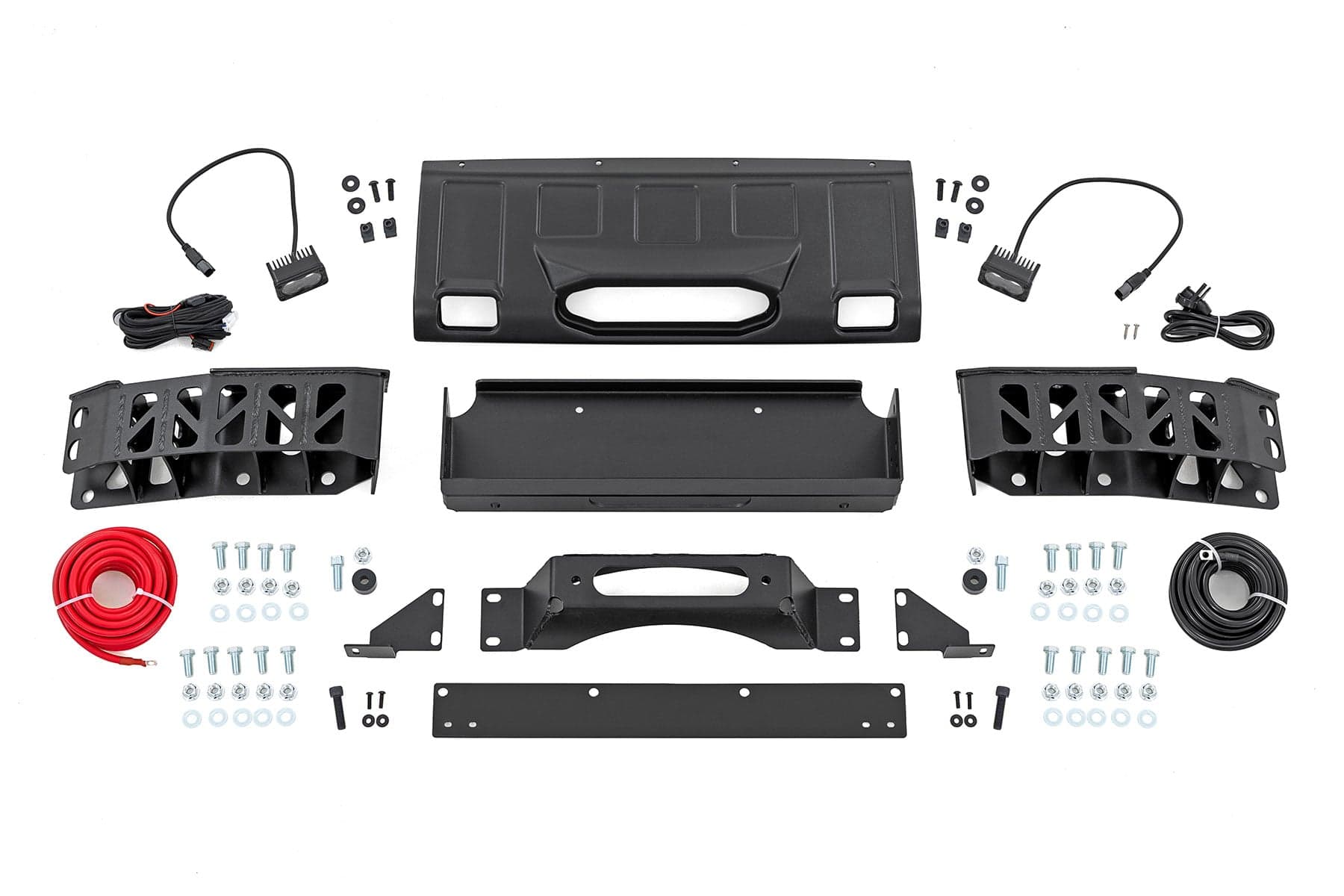 Hidden Winch Mount with LED Fogs for Toyota Land Cruiser (2024-2026)