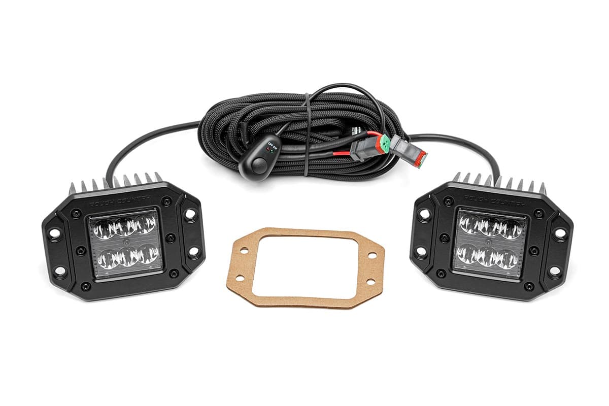 2-Inch Black Series LED Light Pods — 4800 Lumens