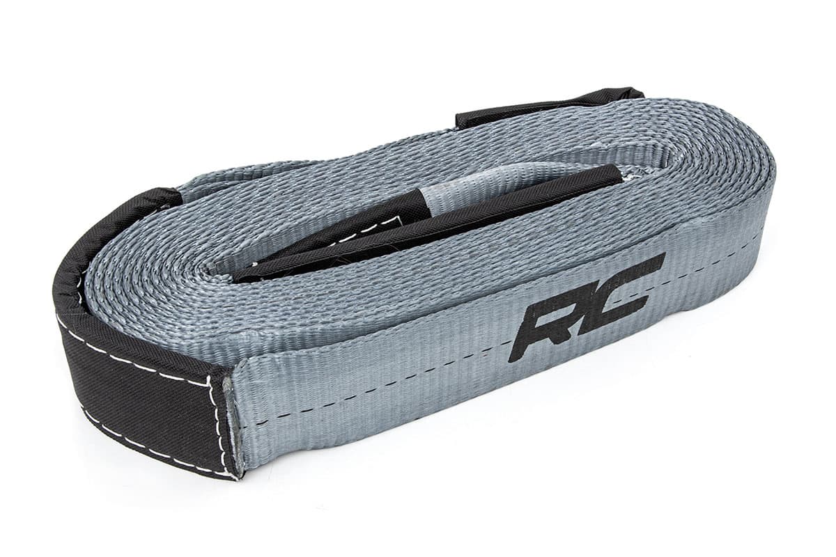 30-Foot Winch Recovery Strap, 16,000 lb Rated