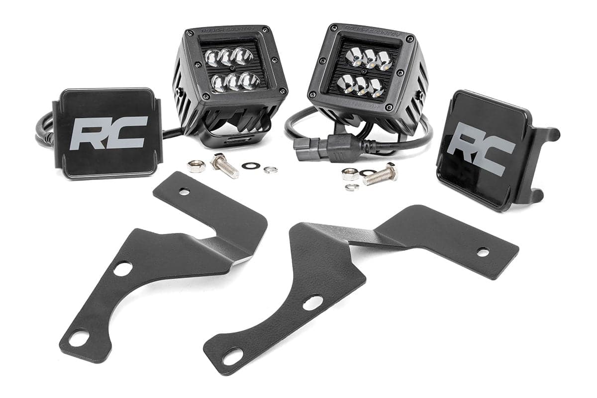 2-Inch Black Series LED Ditch Light Kit for 2010–2024 Toyota 4Runner