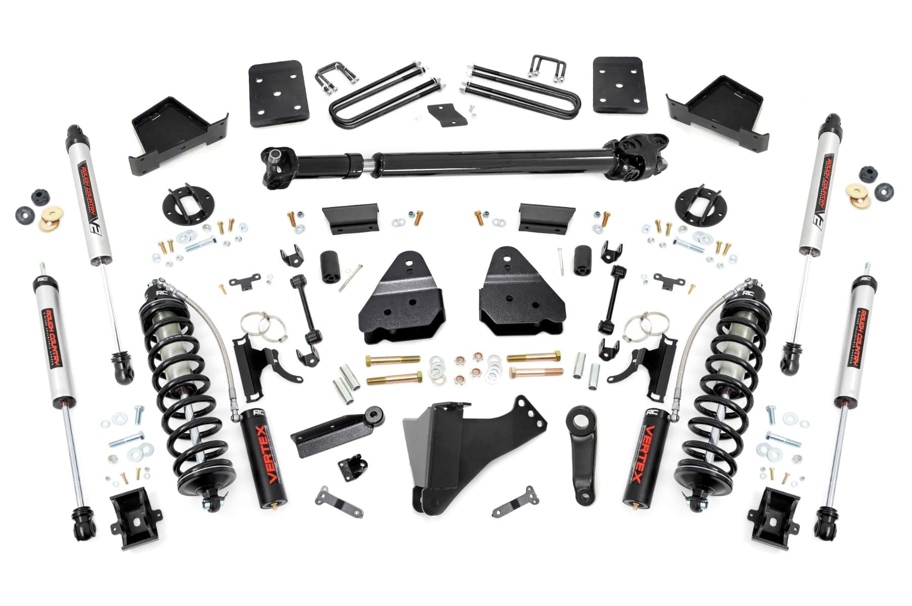 6-Inch Lift Kit with Vertex Coilovers for Ford Super Duty 4WD — Part 50358