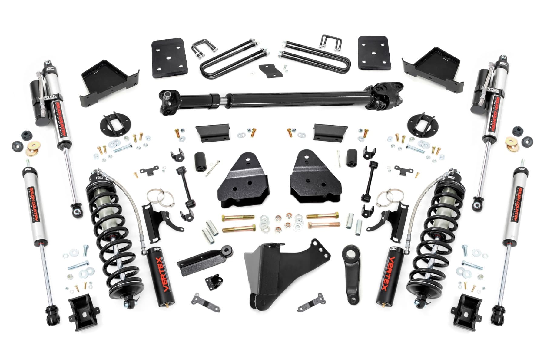 6-Inch Lift Kit with Vertex Coilovers for Ford Super Duty 4WD — Part 50459