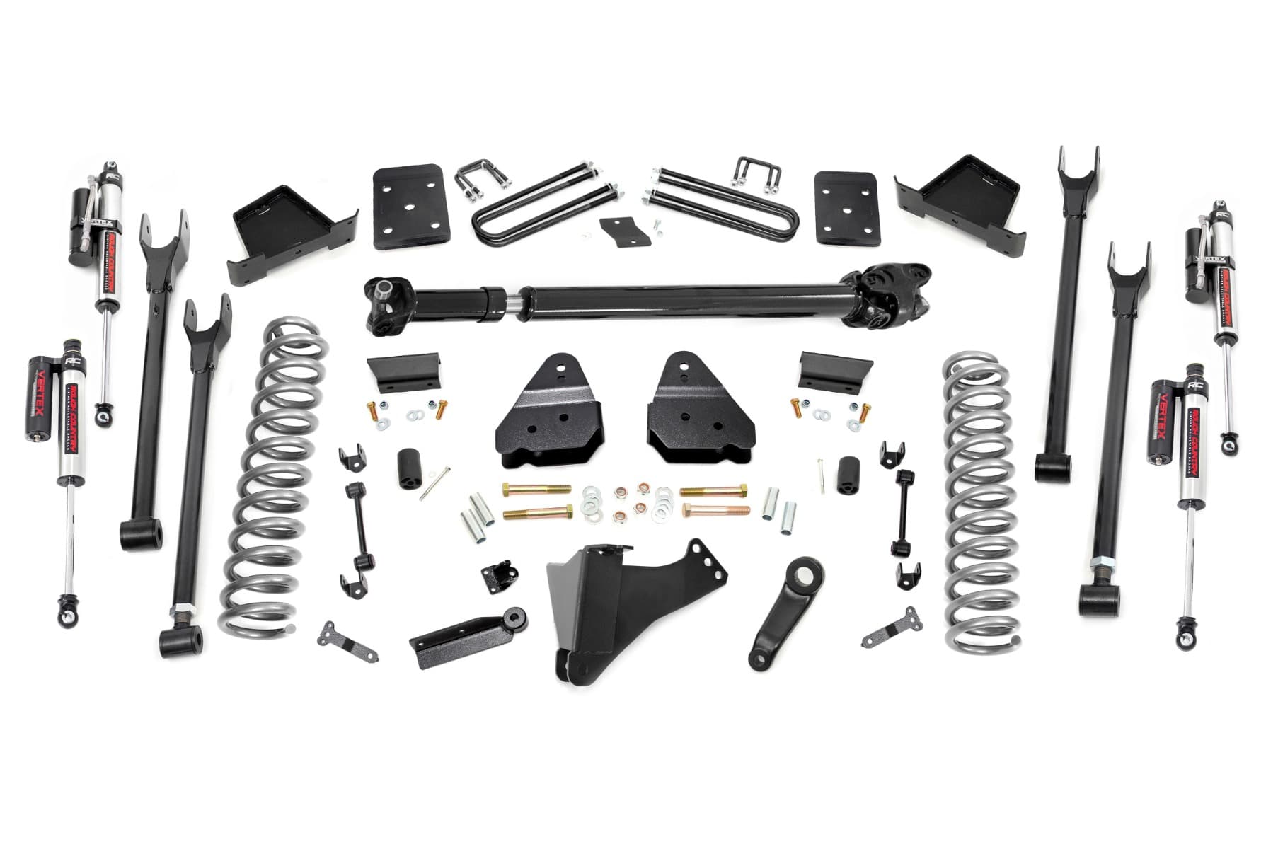 6-Inch Lift Kit with Vertex Shocks for Ford Super Duty 4WD (2017–2022) with Control Arms