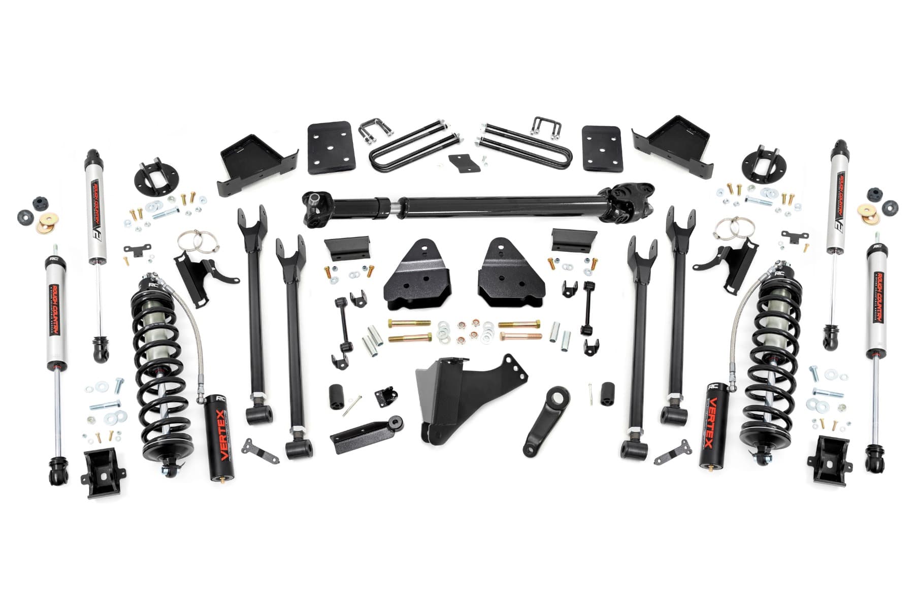 6-Inch Lift Kit with Vertex Coilovers for Ford Super Duty 4WD — Part 50858
