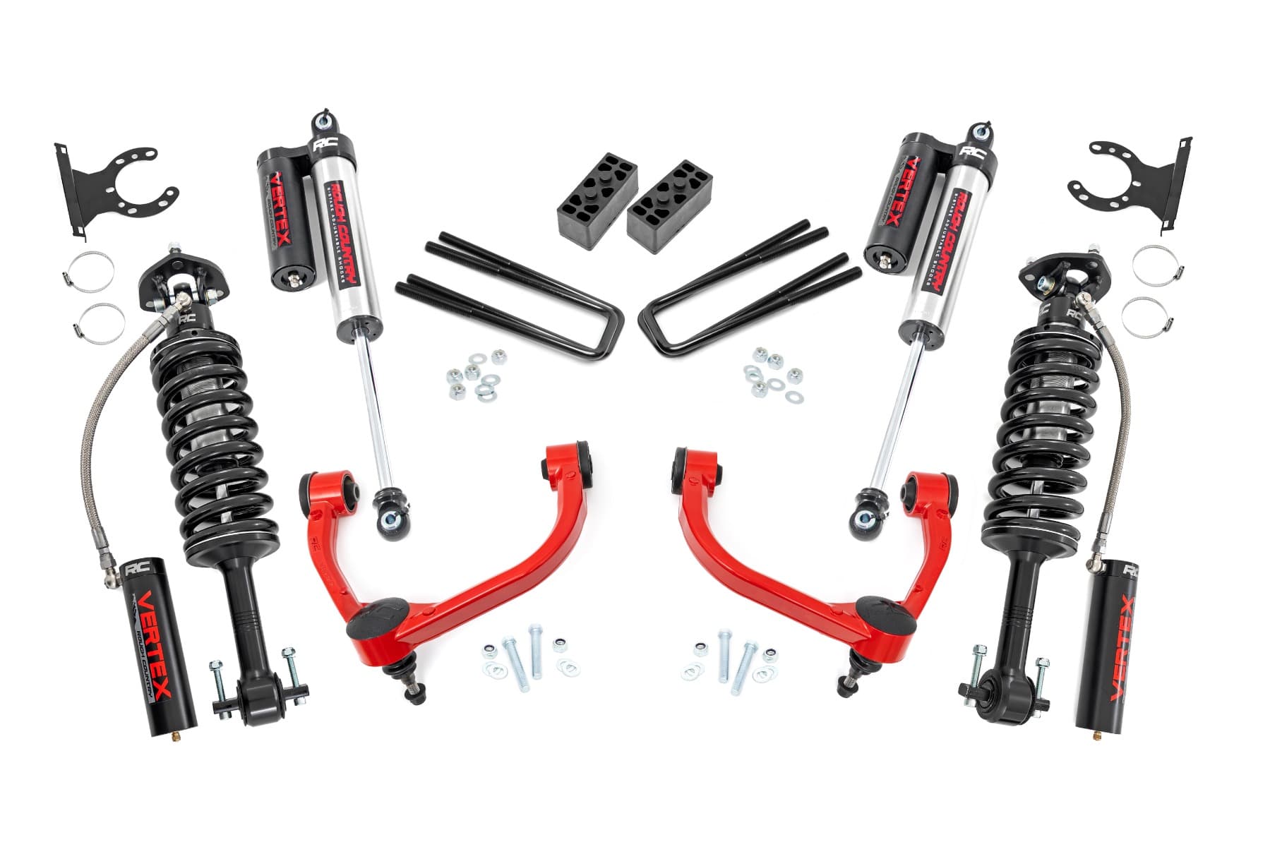 3-Inch Lift Kit with Vertex Shocks for 2014–2020 Ford F-150 4WD