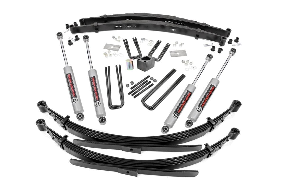 4-Inch Lift Kit with N3 Shocks for Dodge W100-W300 4WD (1974-1977) — Part 336.20