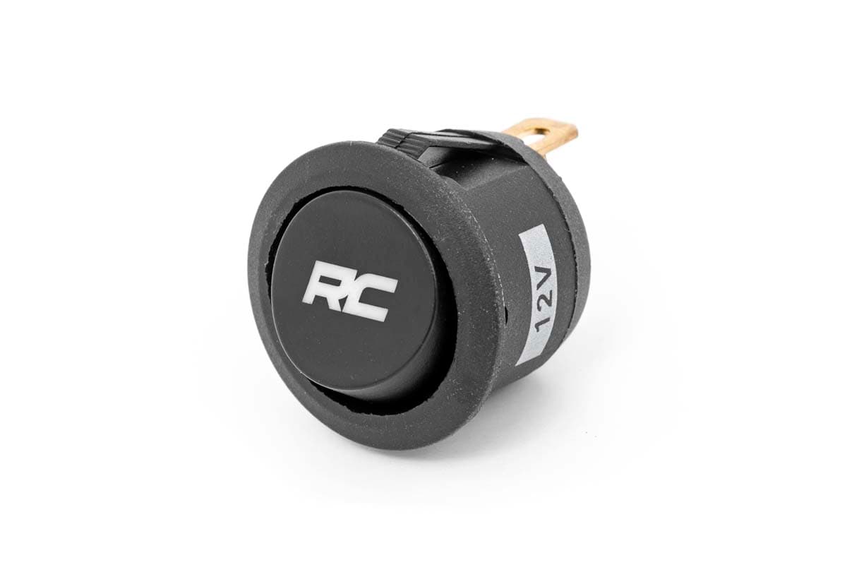 Rocker Switch with Blue LED Backlight
