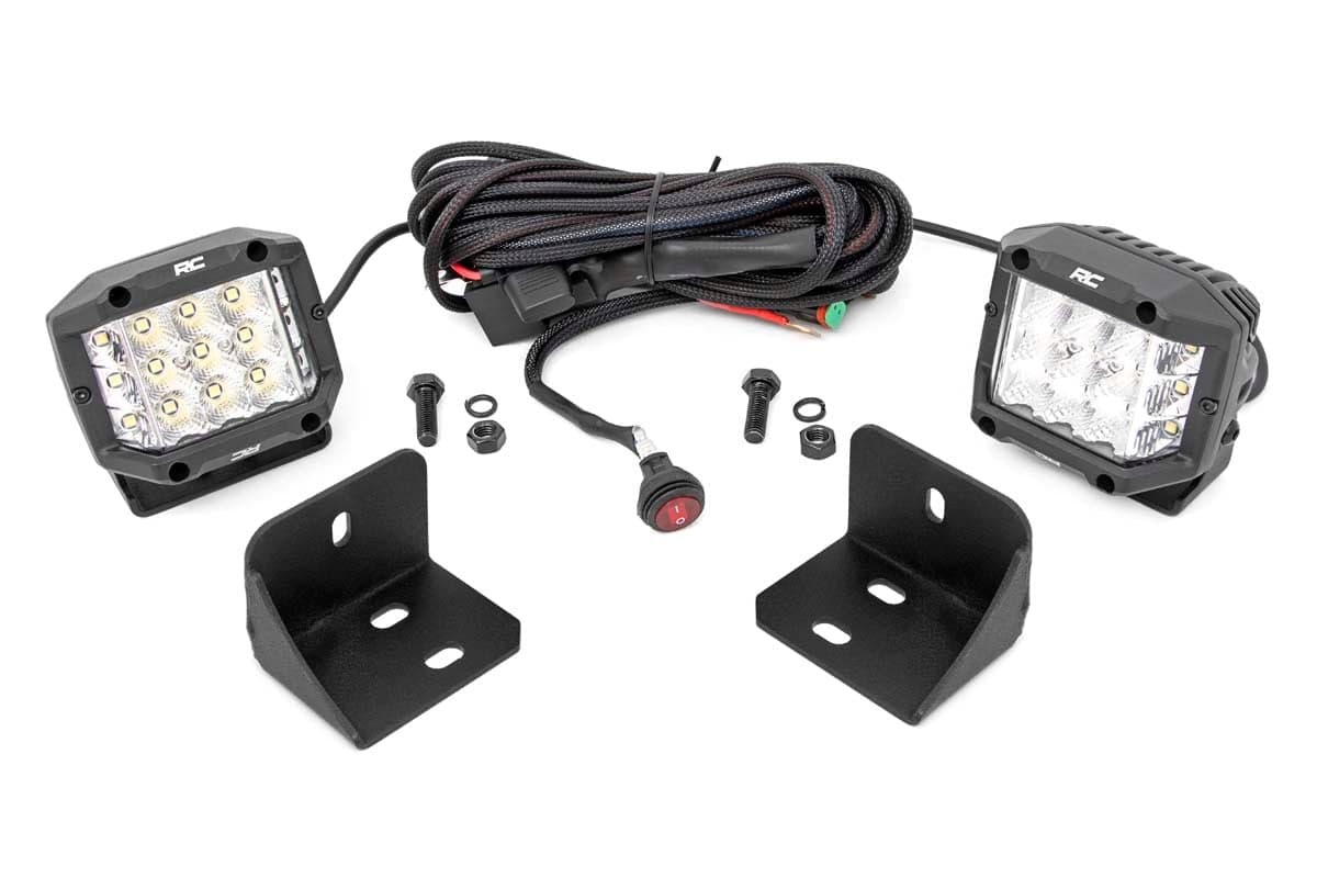 3-Inch Chrome Series LED Rear Cab Light Kit for Can-Am Defender