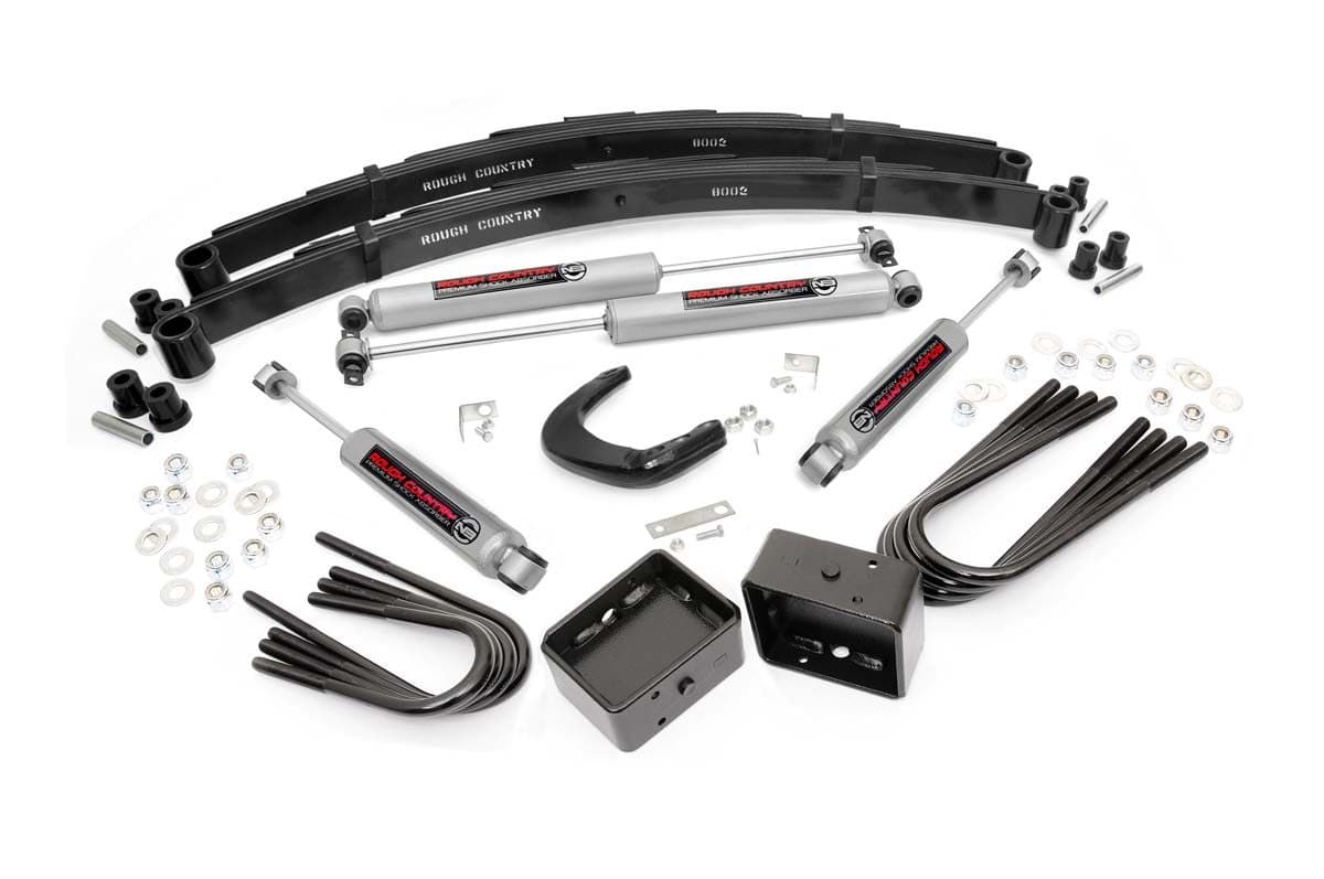 4-Inch Lift Kit with N3 Shocks for 1973–1976 Chevy/GMC K10/K15 4WD