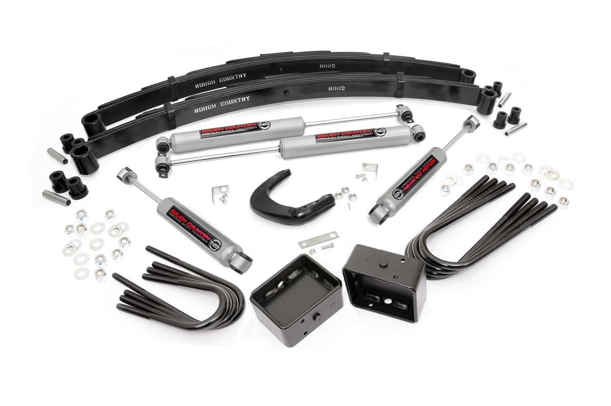 4-Inch Lift Kit with N3 Shocks for 1973–1976 Chevy/GMC K20/K25
