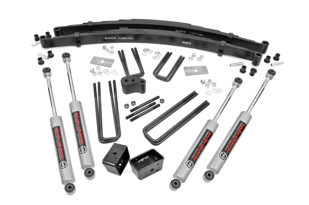 4-Inch Lift Kit with N3 Shocks for Dodge W100/W200 4WD (1974-1977)