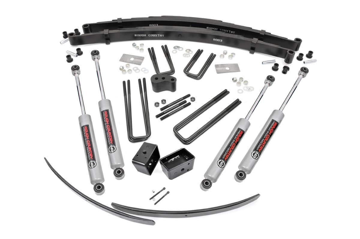4-Inch Lift Kit with N3 Shocks for Dodge Ramcharger 4WD (1978–1993)