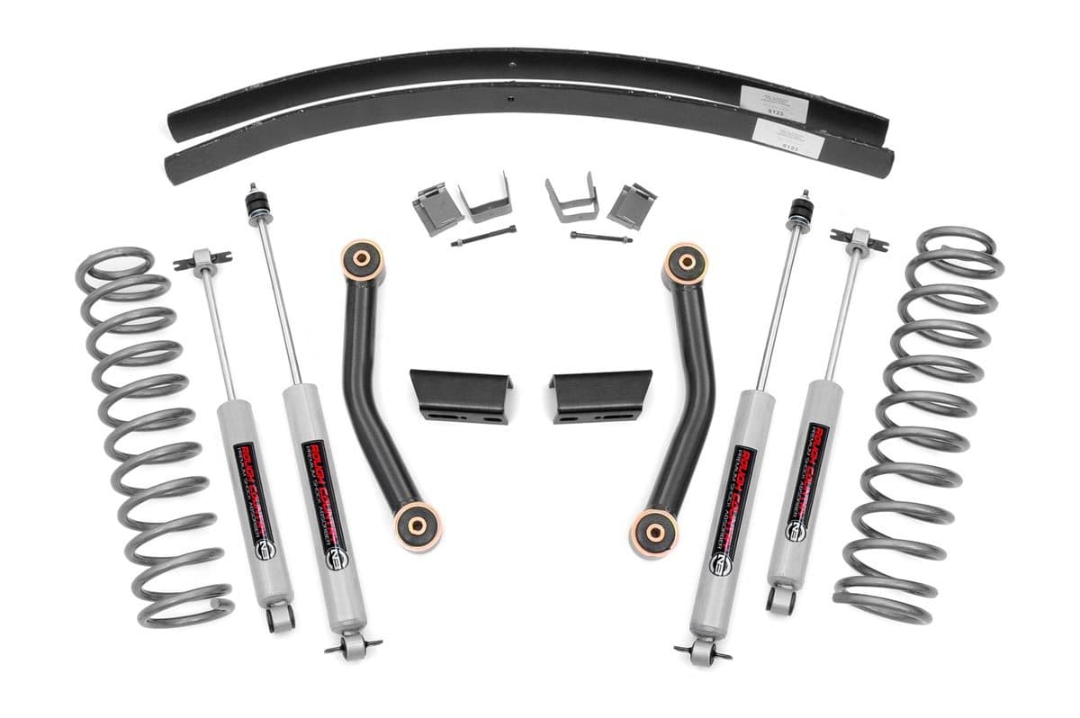 3-Inch Lift Kit with N3 Shocks for 1984-2001 Jeep Cherokee