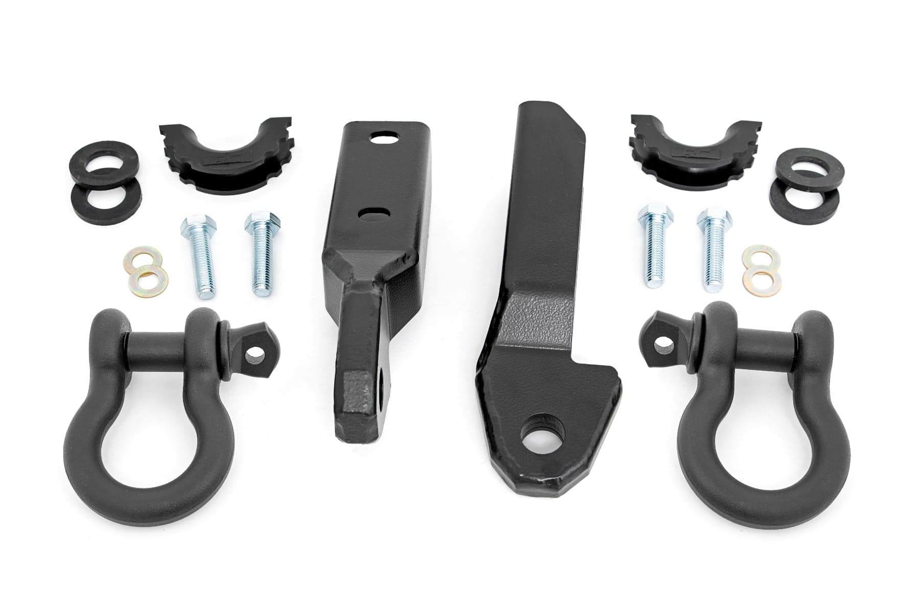 Tow Hook to Shackle Bracket Kit with D-Rings
