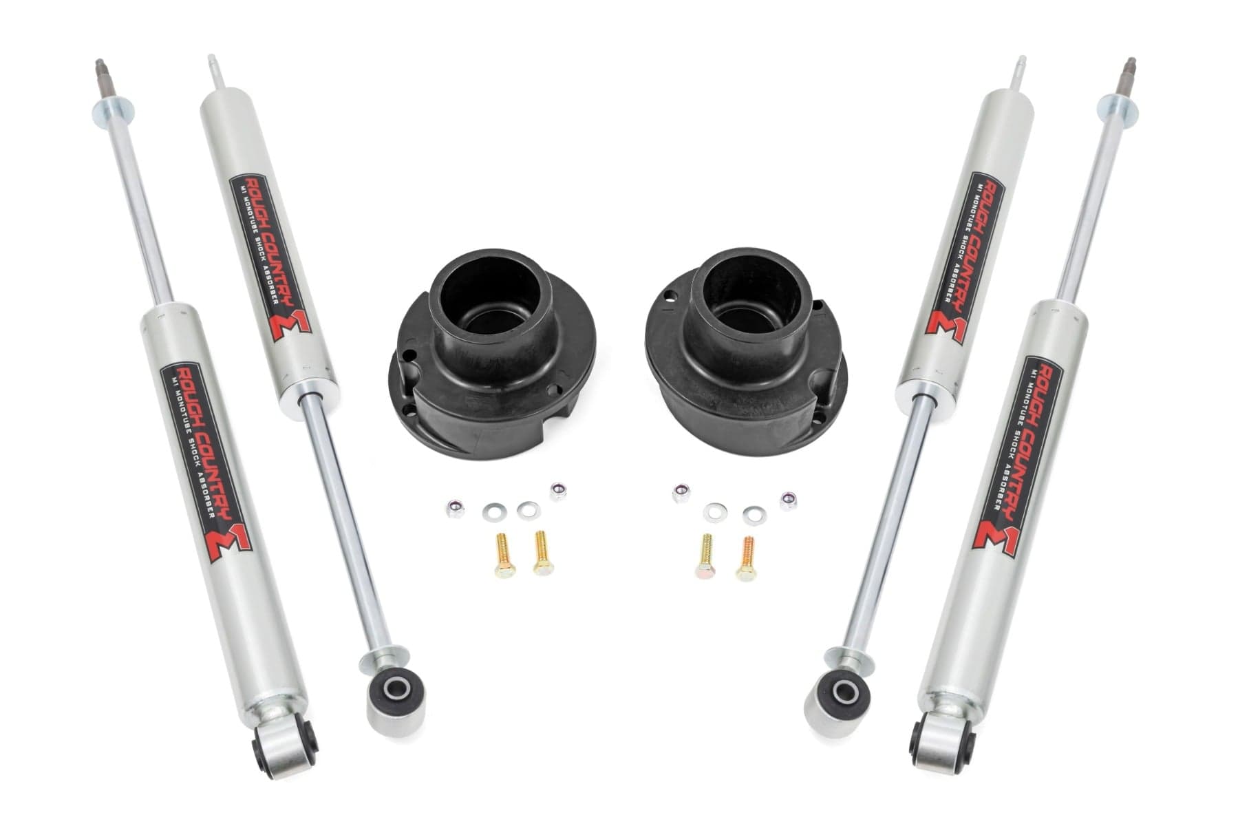 2.5-Inch M1 Monotube Leveling Kit, Front and Rear