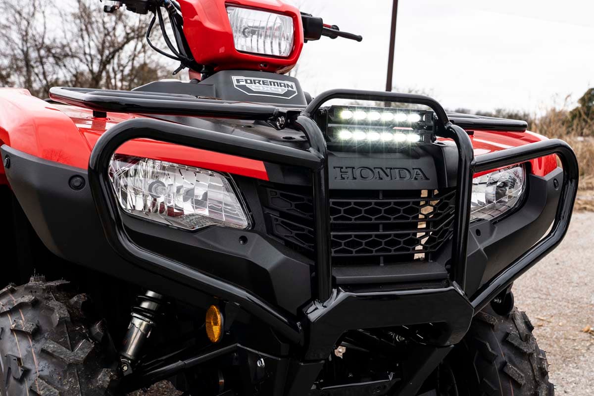 6-Inch Black Series LED Light Bar Kit for Honda Foreman (2020-2024)