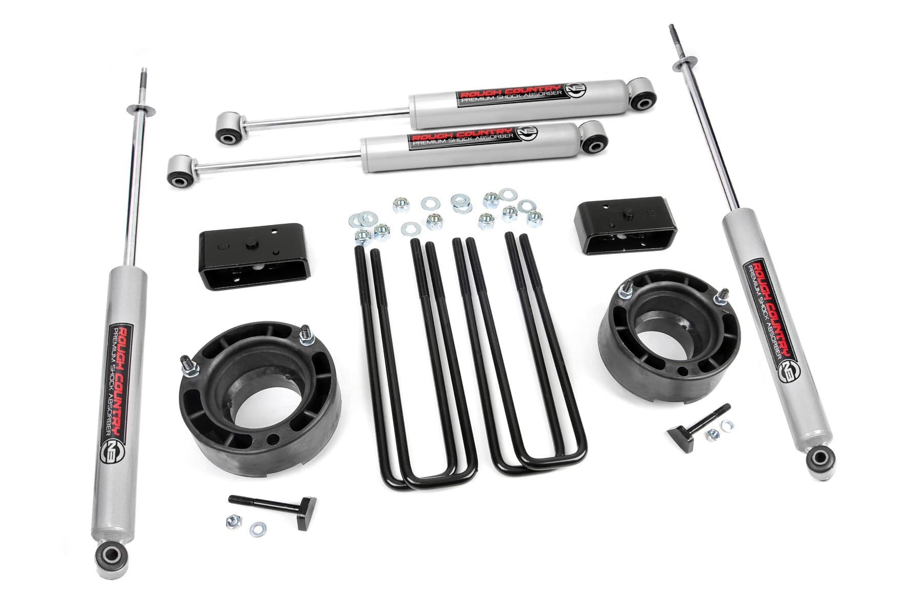 2.5-Inch Lift Kit with N3 Shocks for Dodge Ram 1500 4WD (1994-2001)