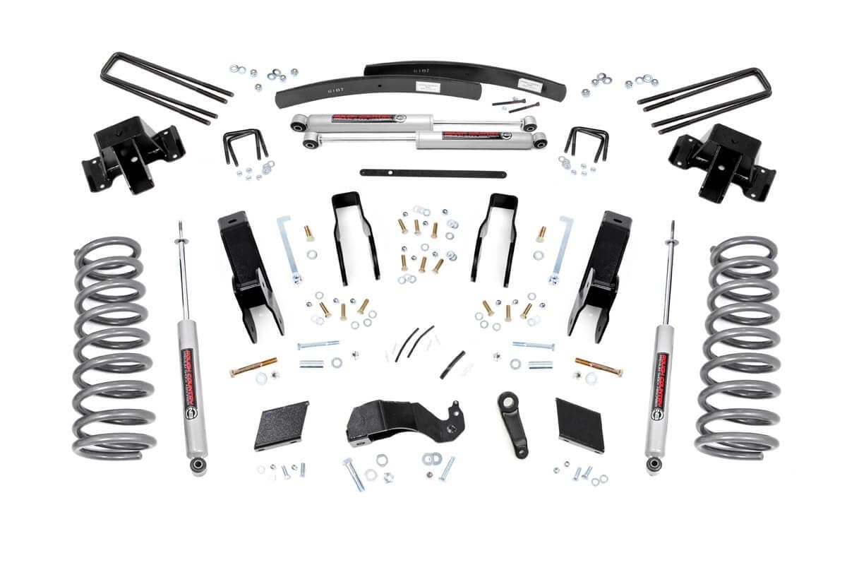 5-Inch Lift Kit with N3 Shocks for 1994–1999 Dodge Ram 2500 4WD