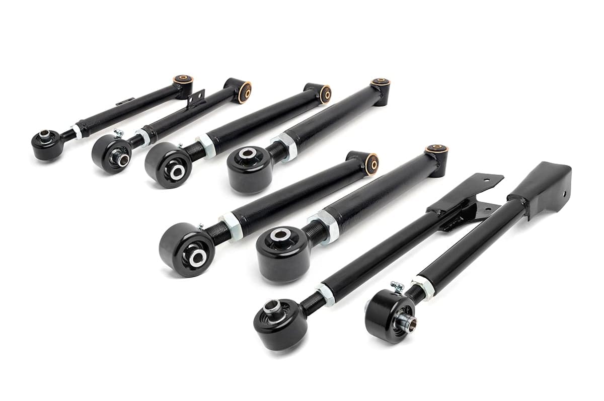 Rough Country control arms & track bar for Jeep Wrangler (1997–2006)